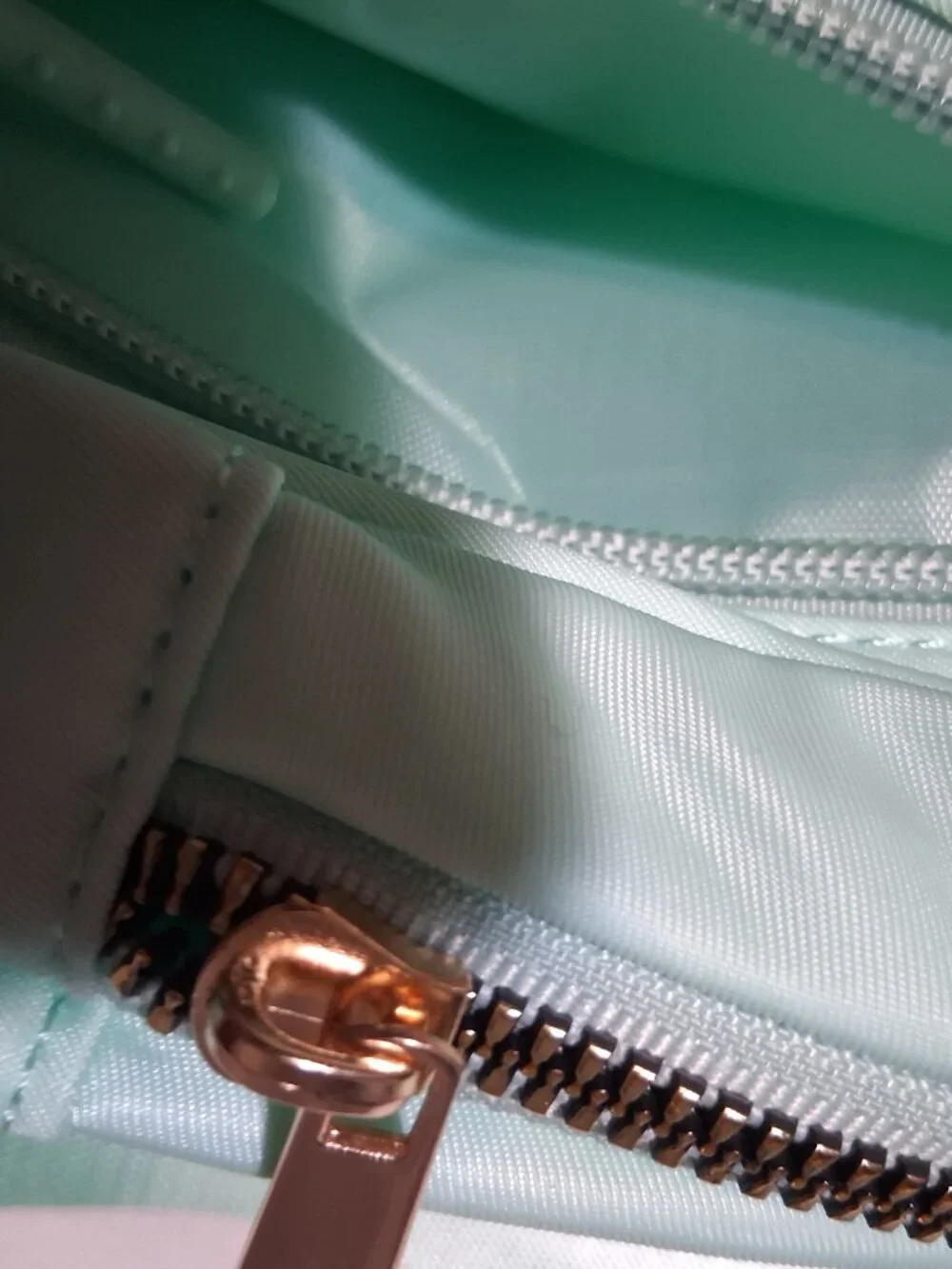 Mint Green Crossbody Mini Sling Bag Backpack Varsity Letter G Chenille Patch